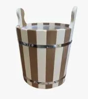 запарник 13л с пластиковой вставкой зебра баный эксперт