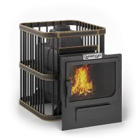 печь для бани сабантуй квадро чугун 24 панорама #