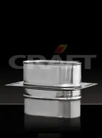 площадка craft монтажная овальная нержавеющая (316/0,8) ф100*200