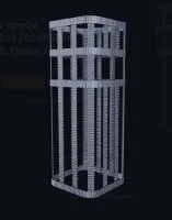 сетка на трубу gfs зк 18/25/30 гроза 18 250х250х630мм под шибер