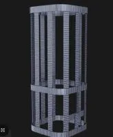 сетка на трубу gfs гром 40п2 (300*300*700)