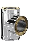 тройник craft 90° утепленный нержавеющий (316/0,8/304/0,5) ф120/220 по воде