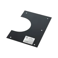 разделка craft потолочная декоративная нерж. (304/0,5мм), 400*266, 0-5° ф300, 2-х состав.черная