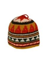 шапка для бани woodson viking вязаная орнамент без косичек (оранжевый)