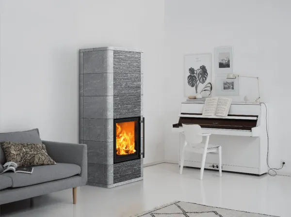 печь-камин tulikivi salvo s nobile 2145 мм 