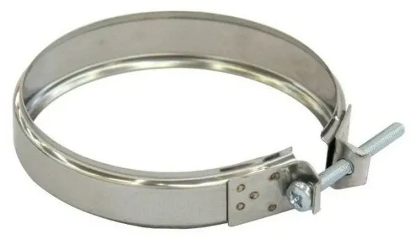 хомут феррум обжимной нерж.(430/0,5 мм), ф210 черный