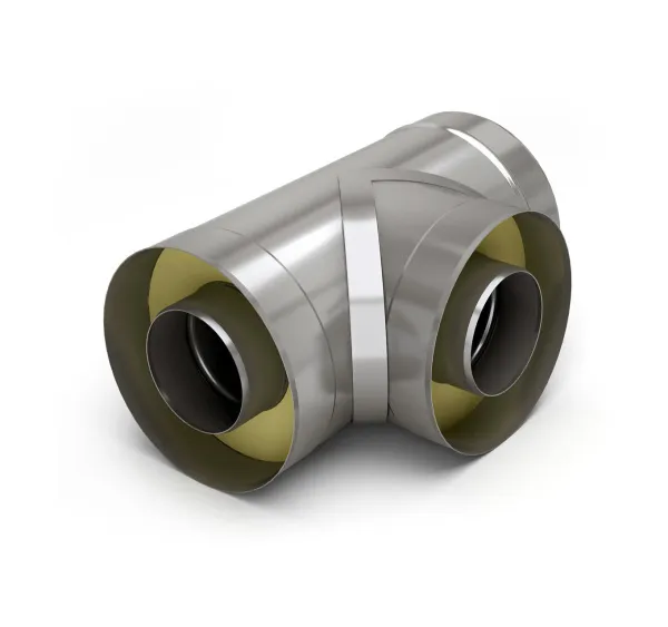 тройник craft 90° утепленный нержавеющий (316/0,5/304/0,5) ф150/250 по воде #